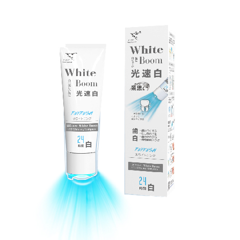 White Boom LED光速白歯磨キ-Refresh